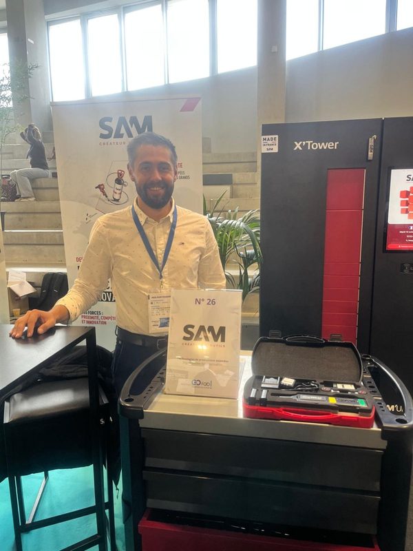 Stand de SAM, créateur d’outils au GoFab 2026